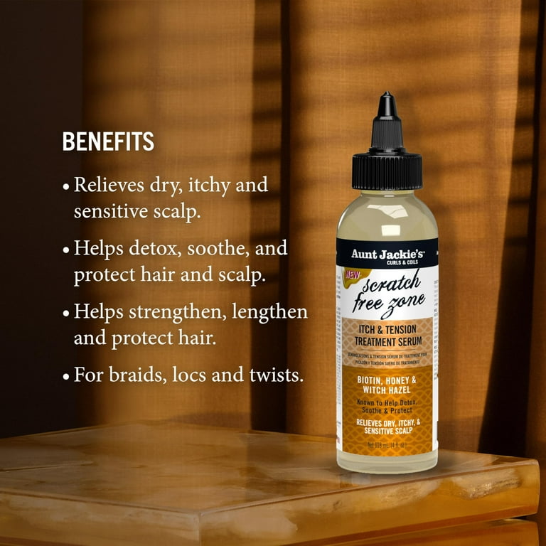 Aunt Jackie's Braid + Twist Collection Scratch Free Zone Itch