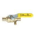 thumbnail image 6 of 10 Pcs XFITTING Barb Crimp Pex 3/4 Inch Ball Valve With Drain, 24-3-7=10XX, 6 of 6