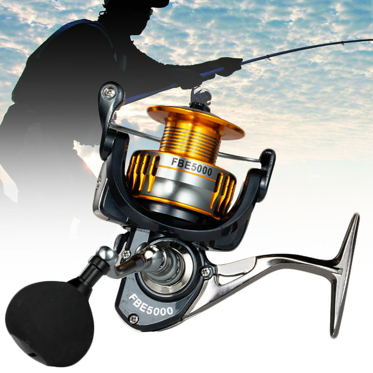 Saltwater Spinning Fishing Reel Speed Ratio 5.0:1 4.7:1 Aluminum