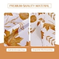 thumbnail image 3 of Romanstile Fall Tablecloth Rectangle, Thanksgiving Maple Leaf Orange Table Cloth, Waterproof Satin Resistance Table Cover for Dining, Kitchen, Party Decorations (60 x 84 inch), 3 of 8