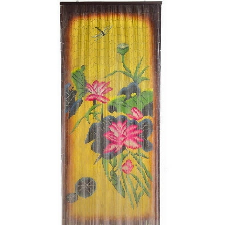 Bamboo54 Earthtone Florals Single Curtain Panel
