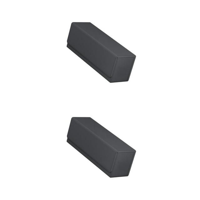 Destyer Sturdy 400 Card Case Divider Reliable Trading Card Deck Box 310x95x115mm 400+ Grey 2Set