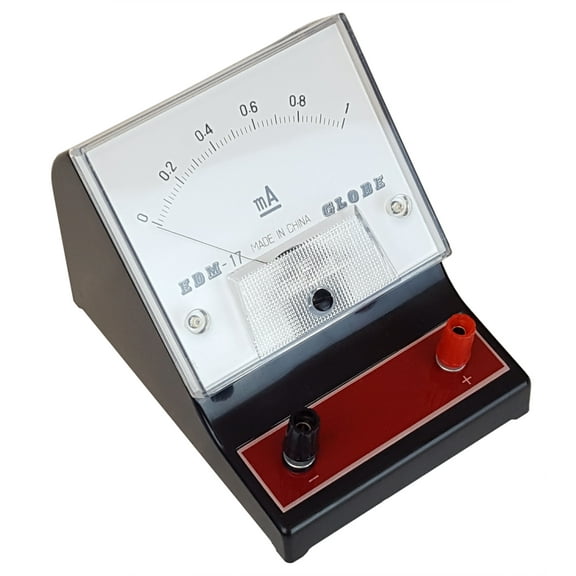 Ammeter, Analog, 0mA to 1mA; DC.