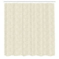 thumbnail image 2 of Ambesonne Traditional Shower Curtain, Swirly Curving Stripes, 69"Wx75"L, Fawn and Off White, 2 of 4