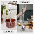 thumbnail image 4 of 2pcs Stainless Steel Tea Strainer Tea Filter Tea Brewing Strainer Loose Tea Holder Metal Tea Infuser, 4 of 8
