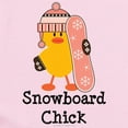 thumbnail image 2 of CafePress - Snowboard Chick Infant Bodysuit - Baby Light Bodysuit, Size Newborn - 24 Months, 2 of 4