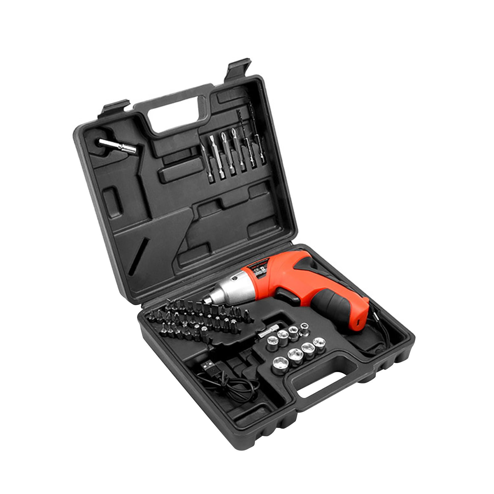 figatia Portable Screwdriver Set Cordless Electric Screwdriver 3.6V Home DIY Sturdy Rechargeable Precision Screwdriver Set