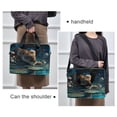 thumbnail image 6 of 16" Laptop Briefcase, Detachable Anti-Slip Shoulder Strap, Multi-Compartment Work Travel Bag Resting Lion, 6 of 8