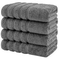 thumbnail image 2 of American Soft Linen Gray Bath Towel Set 100% Turkish Cotton Towels for Bathroom 4 Piece, 2 of 7