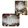 thumbnail image 2 of Christmas Bathroom Mat Set, Polyester Anti Slip Shower Mat And Curtain, Christmas Bathroom Mat And Shower Curtain Set, Anti-Slip Floor Mats, U-Shaped Toilet Mat, Festive Holiday Decor, Christmas, 2 of 7