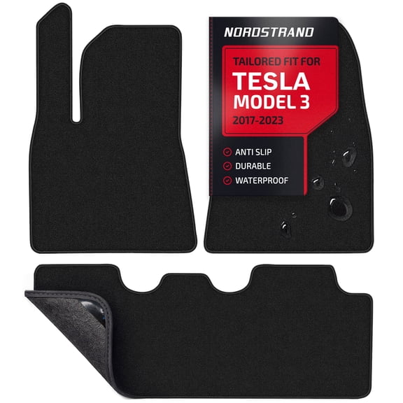 Floor Mats for 2017-2023 Tesla Model 3 - Custom 3D Fit