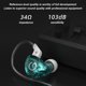 thumbnail image 5 of Gwong Electrónica GK-G1 Auriculares con cable HiFi Música con micrófono ABS Cómodo Auricular ergonómico para el deporte, 5 of 6