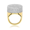 thumbnail image 2 of Bling Punky Rappers Rings for Men Luxury Shiny Rings Big Iced out Hip Hop Cubic Zirconia Men Rings, 2 of 9