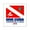White, variant on CafePress - Dive Cuba Sticker - Square Sticker 3" x 3"