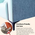thumbnail image 2 of Extra-Large Cat Scratch Mat, Trimmable & Adhesive Cat Scratching Pad, Cat Wall Climbing Scratch Mat Furniture Couch Protection, 78.7"x15.8", 2 of 7