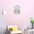 thumbnail image 2 of Shisuyan Housing Form Wood Key Box Creative Household Storage Boxes Wall Hanging Home Decoration(Key Box Sailboat), 2 of 9
