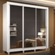 thumbnail image 1 of Ropero Closet Madesa Mônaco 3 Puertas 3 con Espejos con Pies, 1 of 5