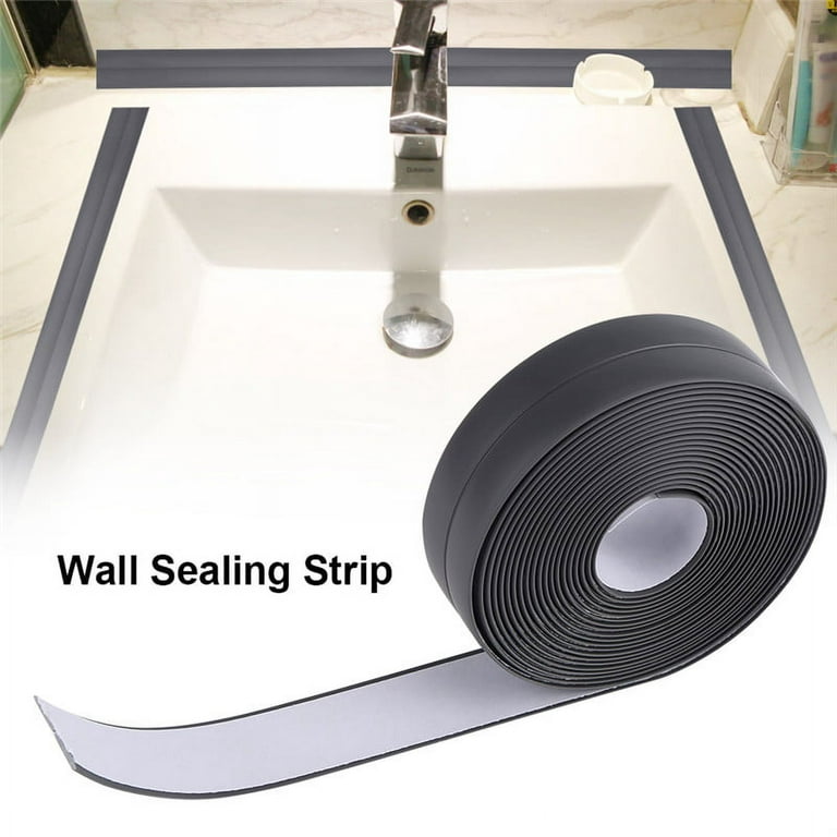 50m Caulk Strip, PVC Sealing Tape, Self Adhesive Caulking Roll, Waterproof  Wall Sealant, Flexible Peel and Stick Caulking Tape for Wall Corner, Sink,  Toilet, Bathtub, Kitchen 