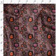 thumbnail image 3 of Soimoi Orange Rayon Fabric Wild Animal Skin Printed Craft Fabric by The Yard 42 Inch Wide, 3 of 6