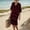 *Red, variant on ClodeEU Women's Linen Blend Striped Print V Neck 3/4 Sleeve Dress ,Loose Fit Casual Vacation Maxi Dress Mint Green,Womens Plus L