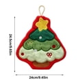 thumbnail image 3 of OAVQHLG3B Christmas Hand Towels with Hanging Loop Soft Santa Dishtowels Xmas Hanging Washcloths Christmas Holiday Bathroom Kitchen Dish Towels Set for Drying Cleaning Cooking, 3 of 8