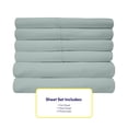 thumbnail image 4 of Juego de sábanas Sweet Home Collection Queen Slate, 6 piezas, 4 of 6