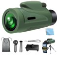 thumbnail image 1 of Telescopio Monocular 12X50 Hd, Telescopio Para Teléfono Móvil Con Soporte Para Teléfono Móvil, Monocular Portátil Para Observación De Aves, Senderismo, Escalada Yuarrent HA036640-00, 1 of 6