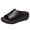 Brown, variant on Orthopedic Sandals for Women Leather Summer Sandals 2024 Comfortable Wedges Slides Dressy Platform Heel Arch Support Slip Sandals Slip On Wedge Sandals