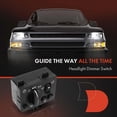 thumbnail image 2 of A-Premium Headlight Switch Instrument Panel Headlamp Dimmer Switch Compatible with Chevrolet Colorado 2004-2012 & GMC Canyon 2004-2012 & Isuzu i-280 i-350 2006, i-290 i-370 2007-2008, with Fog Lights, 2 of 6