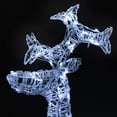 thumbnail image 5 of vidaXL Reindeer Christmas Decoration 90 LEDs 23.6"x6.3"x39.4" Acrylic, 5 of 9