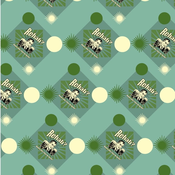 Rehab Momma Didn't Raise No Quitter Funny Humor Retro Premium Roll Gift Wrap Wrapping Paper