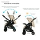 thumbnail image 4 of Carriola para Bebé y Autoasiento D'bebé Sistema de Viaje Elite Reversible Travel System Con Portabebé Arena, 4 of 6