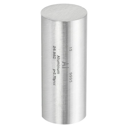 Uxcell Aluminum Cube, 0.8x2" Al Density Stick High Density Element Rod Unique Metal Cube Periodic Table of Elements Collections Lab Experiment Teacher Scientific Classes, Square