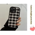 thumbnail image 4 of Velvet Little Fragrance Style sub Pattern Phone case, Light Luxury Lady Style, Anti-Drop and wear-Resistant, for iPhone 15 14 13 12 11 Pro Max XS XR X Phone Case (P7,iPhone Xs Max), 4 of 8