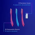 thumbnail image 2 of Schick Hydro Silk Touch-Up Exfoliating Eyebrow Razor & Precision Trimmer, 2 of 5