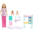 thumbnail image 1 of Set Barbie Careers Baby Doctor con muñeca a la moda y 2 bebés, 1 of 6