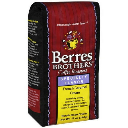 Berres Brothers Coffee Roasters French Caramel Cream Coffee Beans, 12 oz