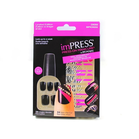 Broadway Impress Press On Nails - Black