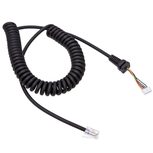 Sidaley Cable adaptador de altavoz portátil Cable convertidor de micrófono reemplazo de accesorios modificados para Yaesu Teléfono y Comunicación