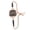 Rose Gold Case Black Dial, variant on Women’s Rhinestone Inlaid Bangle Quartz Watch, 30M Waterproof Mineral Crystal Alloy Case Adjustable Chain Bracelet Elegant Ladies Dress Wristwatch