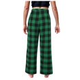 thumbnail image 4 of Aihuaihua Plaid Pajama Pants for Kids Soft Casual Lounge Pajama Bottoms Comfy Stretch Sleep Pants Wide Leg Pj Bottoms with Pockets for Boys Girls Christmas pajamas, 4 of 9