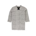 thumbnail image 1 of Alfani Womens Open-Front Jacquard Jacket, Beige, Plus Size, 3X, 1 of 2