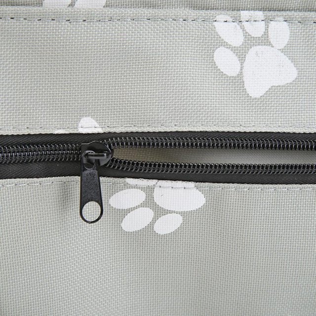 Bolsa de malla para colgar en el coche para mascotas, impermeable, para gato, cachorro, asiento, soporte seguro, almohadilla (gris) Ehuebsd Para estrenar
