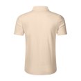 thumbnail image 5 of Yungyresw Short Sleeve Shirt for Men Turn Down Collar Double Pocket Casual Tshirts Breathable Summer Loose Shirts, 5 of 8
