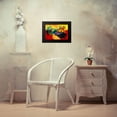 thumbnail image 4 of Magis, Pascal 18x13 Black Modern Framed Museum Art Print Titled - Rouge - Jaune I, 4 of 5