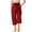 Red, variant on Sopiago Girls Capri Pants Linen Casual Summer 2025 Drawstring Elastic Waist Comfy Cropped Trousers with Pockets Beige,10-11 Years