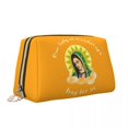 thumbnail image 2 of Estuches de cosméticos de Cuero Yangshaomei bolsa de maquillaje Nuestra Señora de Guadalupe gran capacidad, 2 of 5