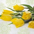 thumbnail image 1 of Pack Of 20 Luncheon Size  Yellow Tulips Pattern Napkins, 1 of 1