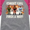 thumbnail image 3 of Toy Story - Carl Finds a Way - Toddler And Youth Girls Raglan Graphic T-Shirt, 3 of 5