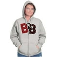thumbnail image 3 of Betty Boop Retro Cartoon BB Hearts Zip Hoodie Sweatshirt Women Brisco Brands S, 3 of 6